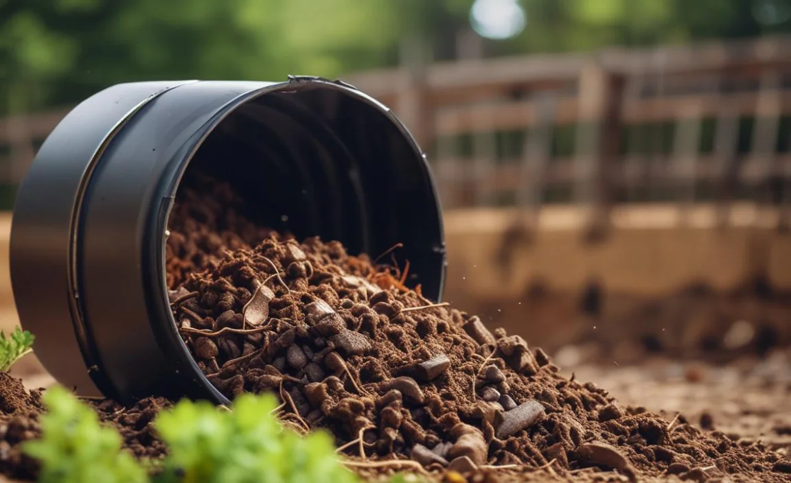 DIY Anaerobic Composting Bin Example: The &ldquo;Plastic Drum&rdquo; Method