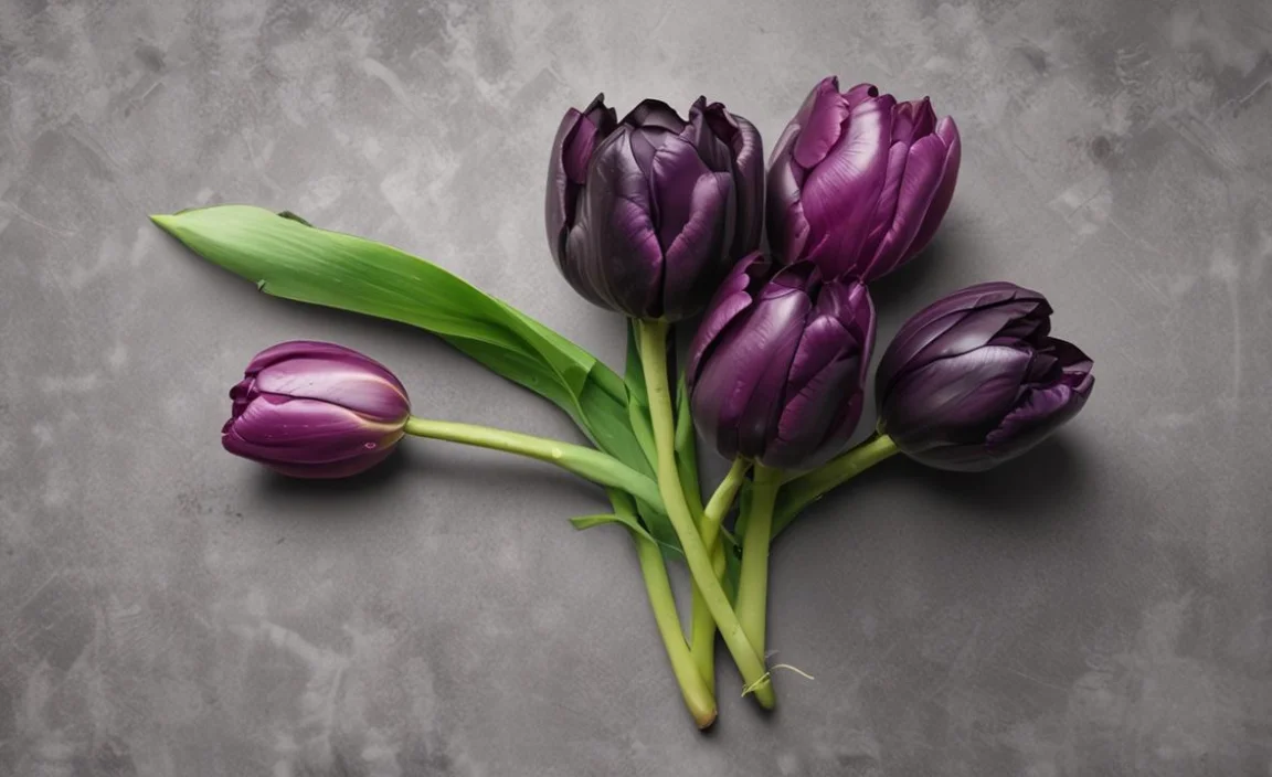 Early Spring &ndash; Perfect Time To Plant Black Tulip Bulbs