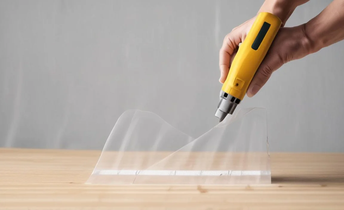 Finishing and smoothing the edges of the cut ABS plastic