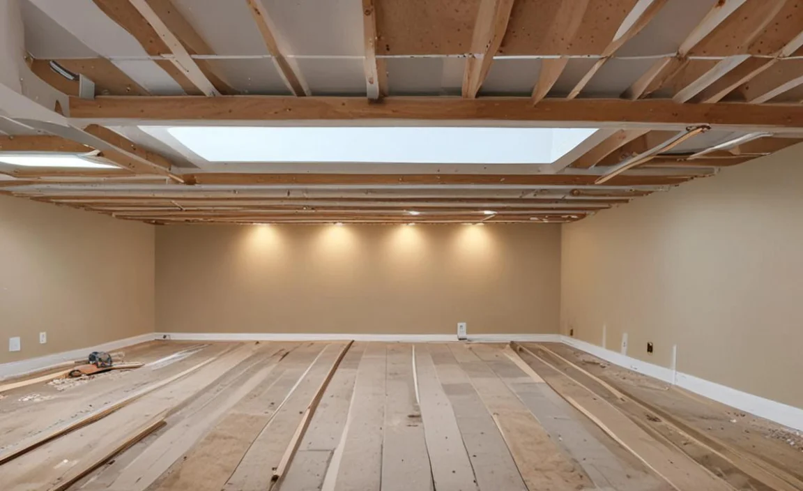 Fixing Any Damages To The Foundation And Floor Joists