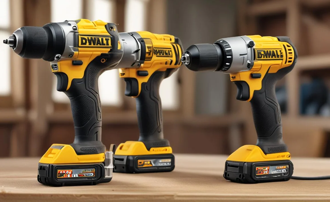 Get DEWALT 20V MAX Cordless Drill and Impact Driver, Power Tool Combo Kit , Includes 2 Batteries, Charger and Bag (DCK240C2) if you want…