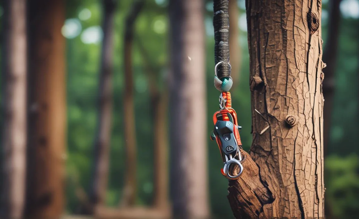 How Do I Attach The Components Of The Tree Climbing Lanyard?