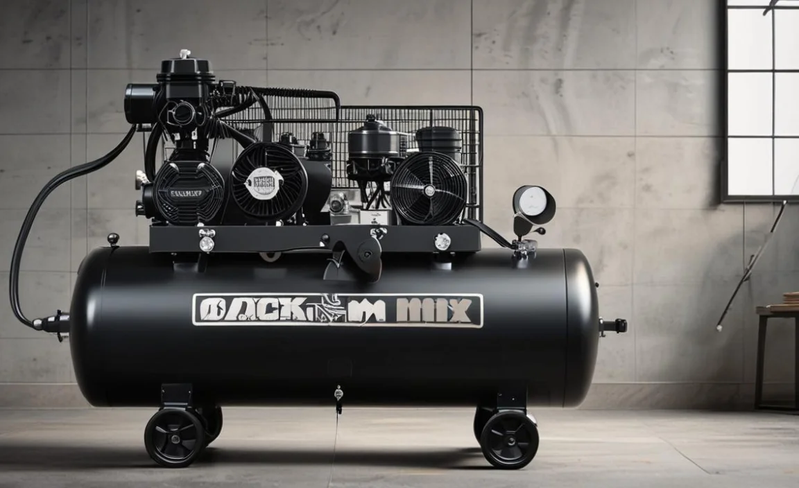 How Does The Black Max 60-Gallon Compressor Work?