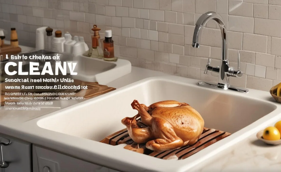 How to Clean Sink After Raw Chicken: Easy Guide