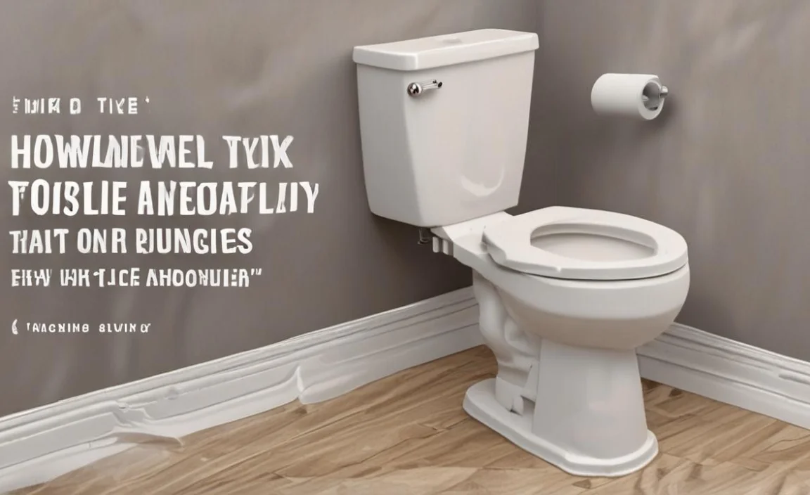 How To Fix A Running Toilet Without A Ball Float Easily