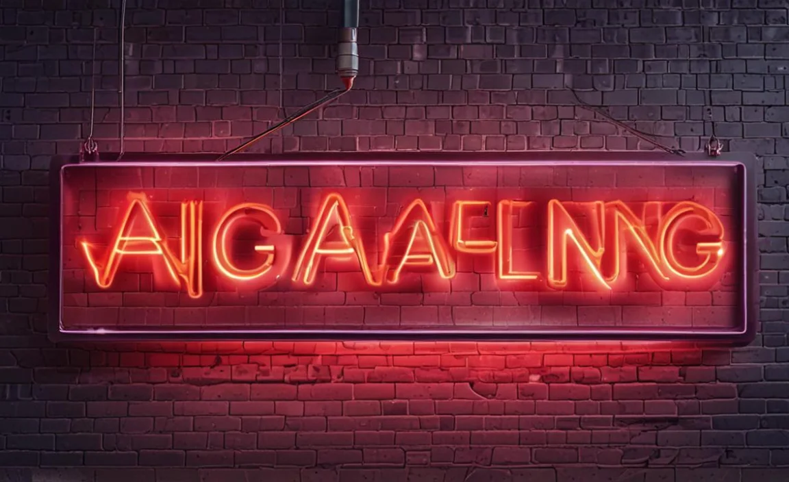 How To Hang A Neon Sign On A Wall: A Simple Guide