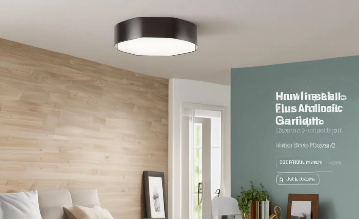 How To Install Flush Mount Ceiling Light: A Quick Guide