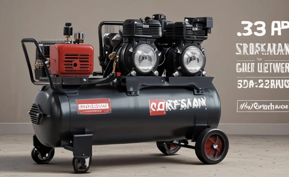 How To Maintain Your Craftsman 33 Gallon Air Compressor 6 HP?