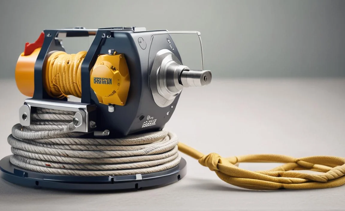 Inspecting The Capstan Rope Winch