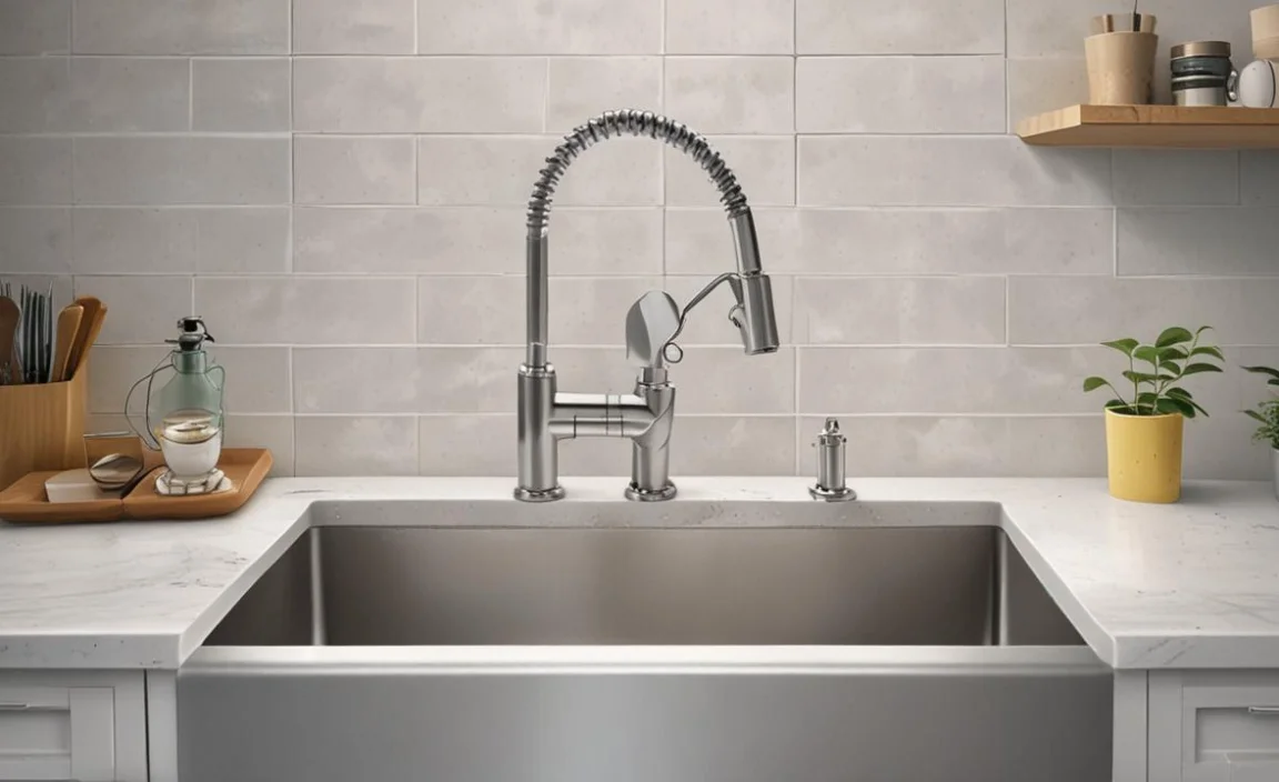 Install The Faucet And Strainer Basket