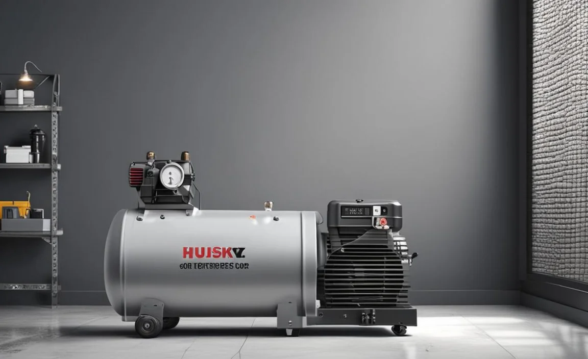 Installation Process Of The Husky Air Compressor 60 Gallon