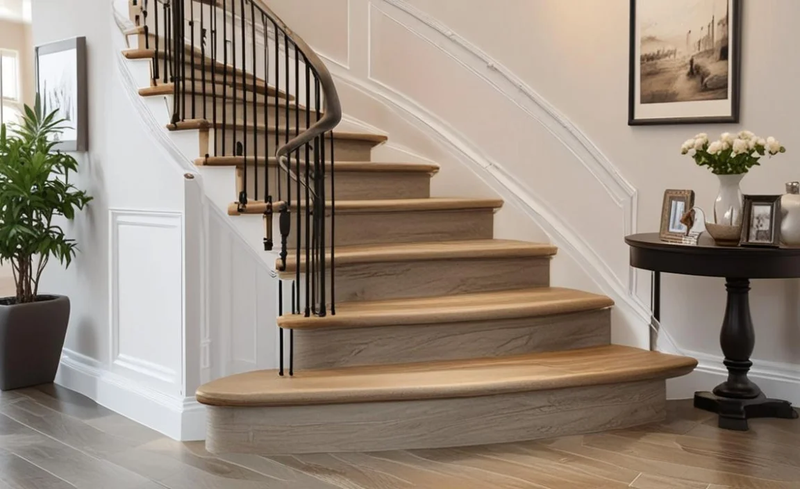 Installing Stair Nosing On LVP For Safety