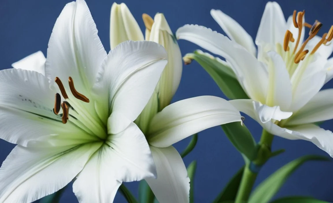 Maintenance Requirements For Blue And White Lilies