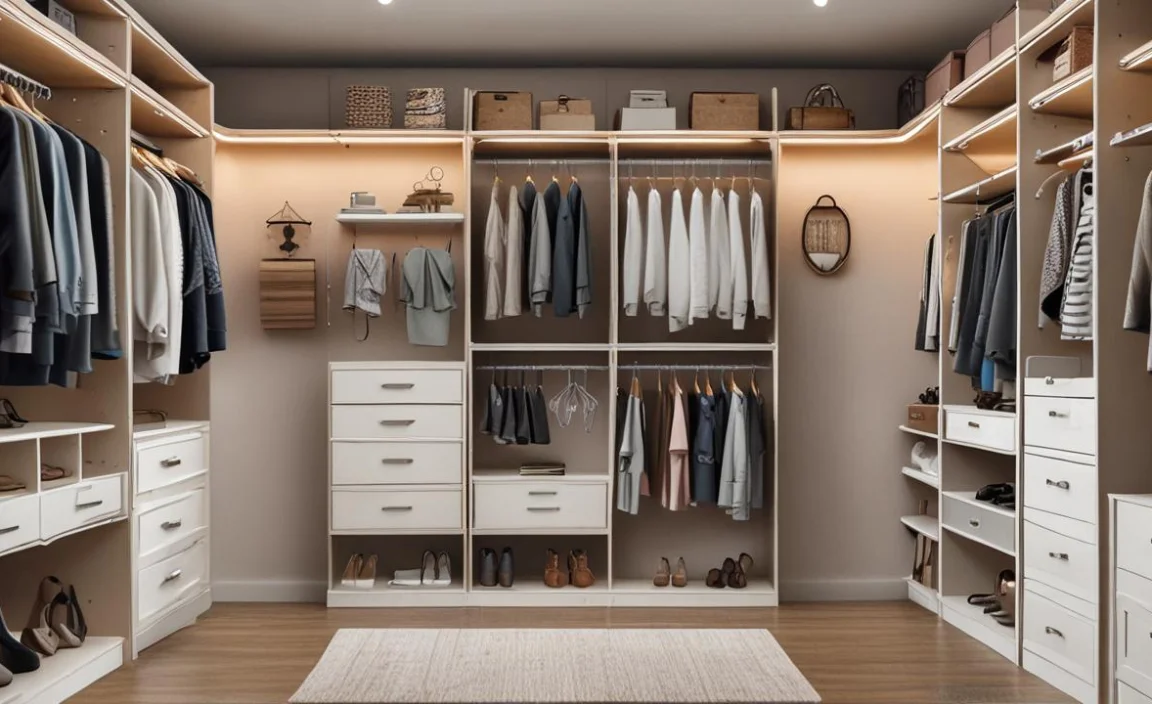 Maximizing Vertical Space With Shelving And Hanging Options