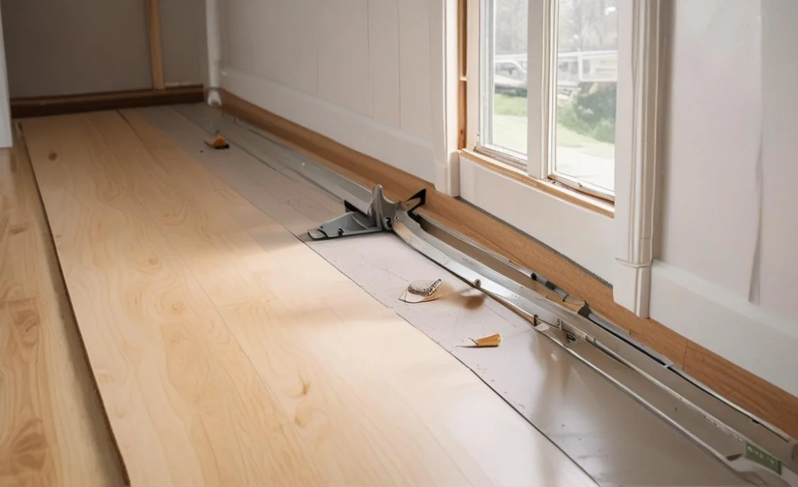 Measuring And Cutting The New Subflooring