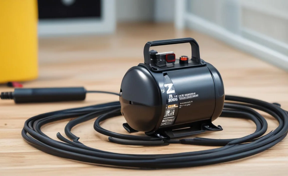 Measuring The Distance From The Power Source To The Air Compressor