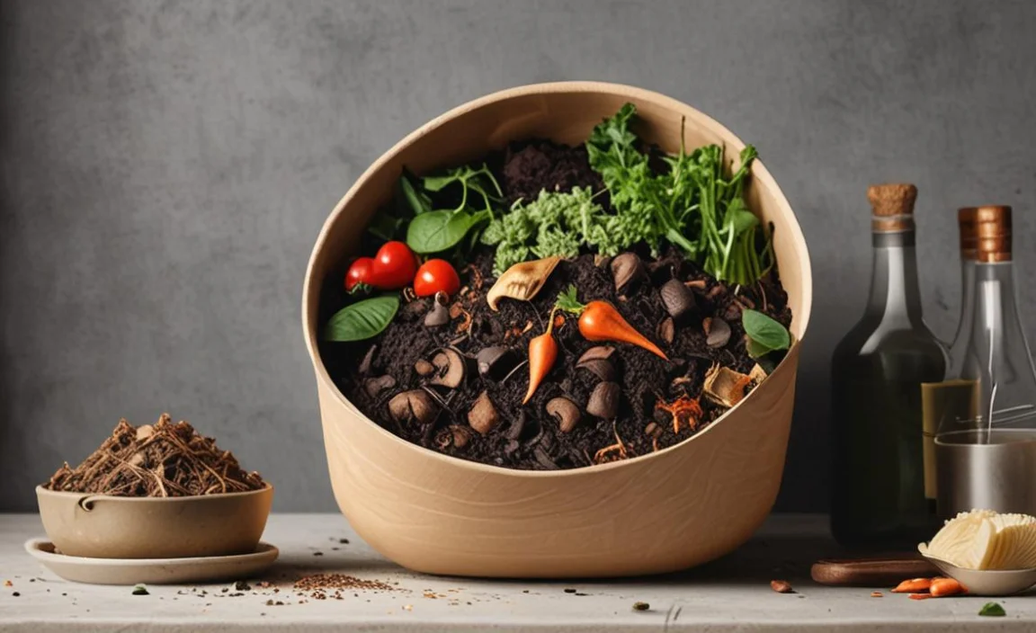 Option 1: The Countertop Compost Bin