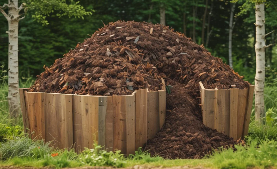 Option 2: DIY Enclosed Bin (Pallets or Wire Mesh)