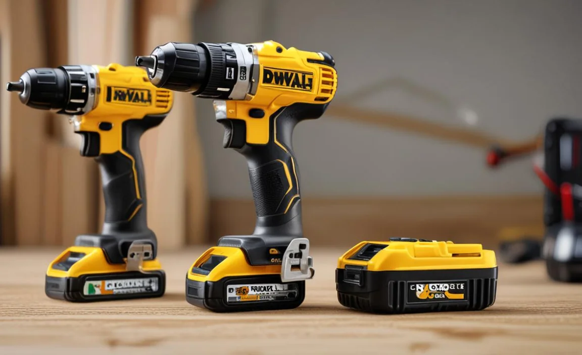 Our Champion: DEWALT 20V MAX Cordless Drill and Impact Driver, Power Tool Combo Kit , Includes 2 Batteries, Charger and Bag (DCK240C2)