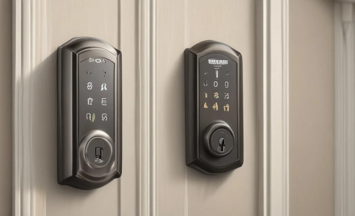Our Champion: SCHLAGE Connect Smart Deadbolt Lock with Touchscreen Keypad, Keyless Front Door Entry, Z-Wave Plus Compatible, Satin Nickel, BE469ZP CAM 619