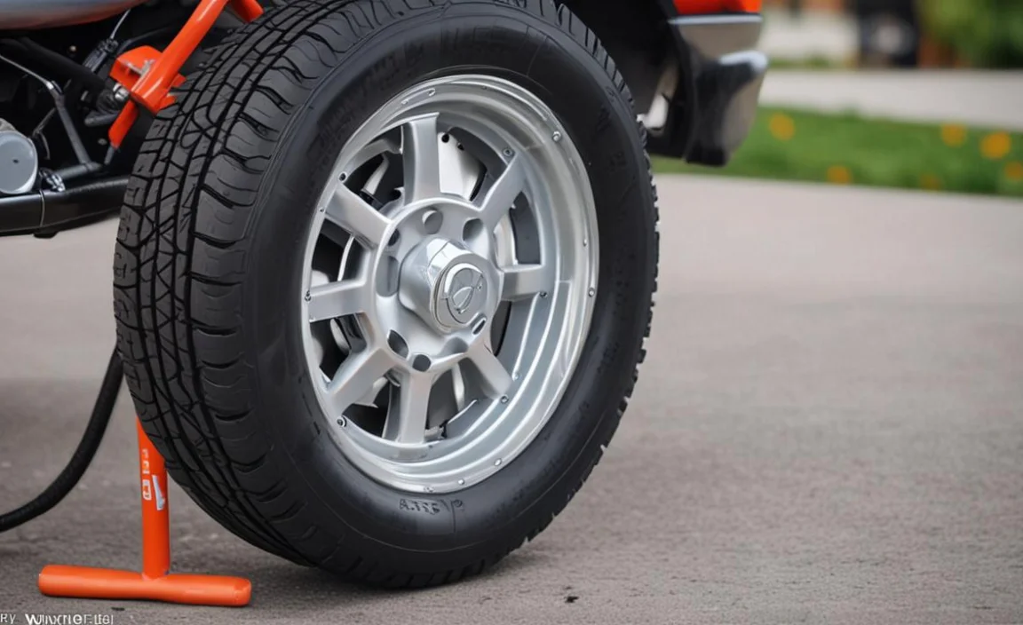 Park Your Vehicle In A Safe And Level Area