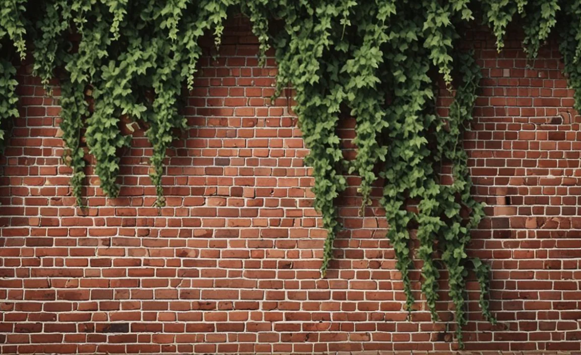 Planting And Training Vines On A Brick Wall