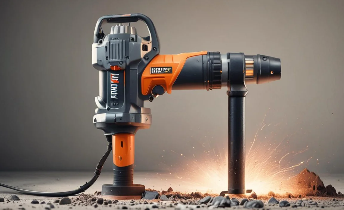 Position The Demolition Hammer Properly Before Use