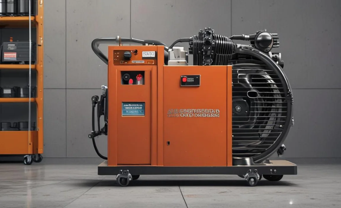 Preparing The Air Compressor For Transport