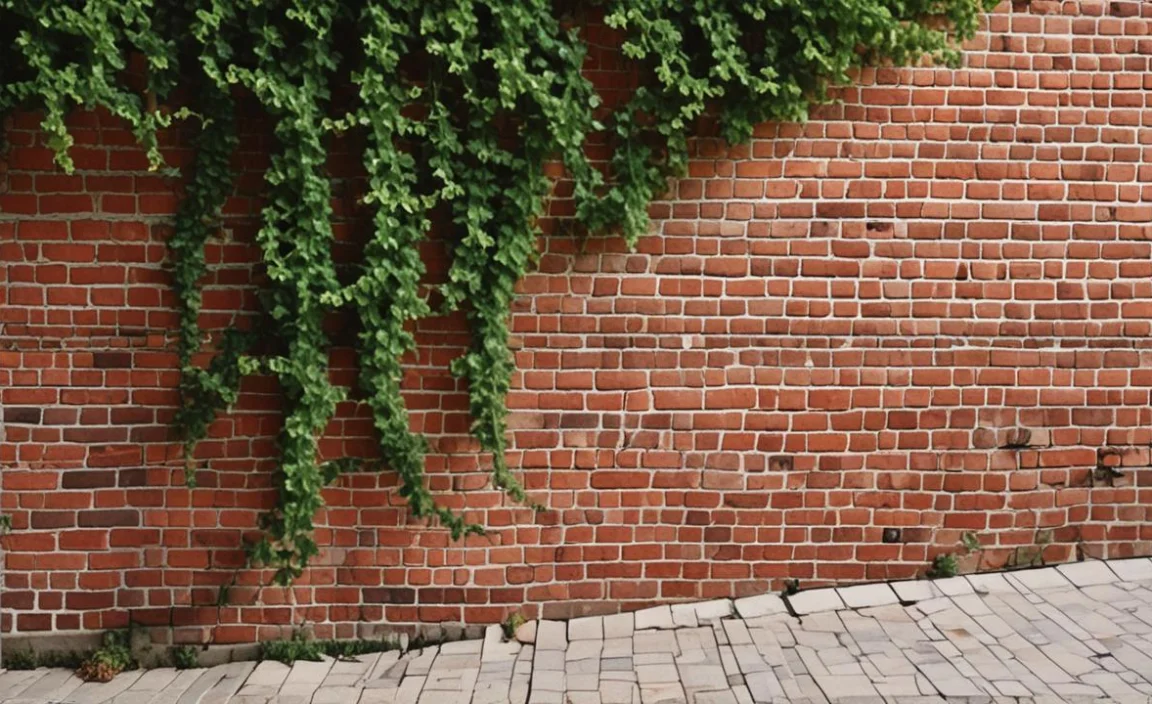 Preparing The Brick Wall For Planting