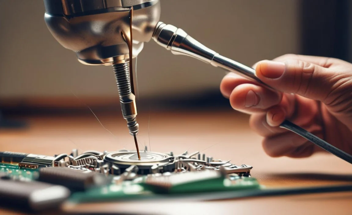 Preparing The Surfaces To Be Soldered