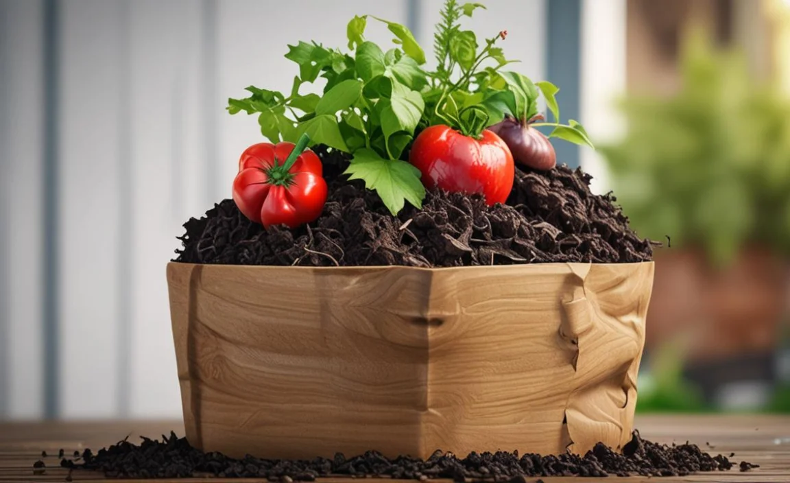 Problem: The compost pile smells bad (like rotten eggs or ammonia).