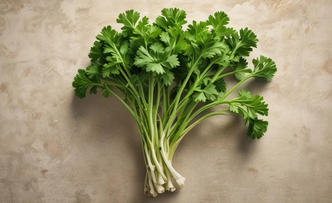 Pruning Parsley Flowers And Stems