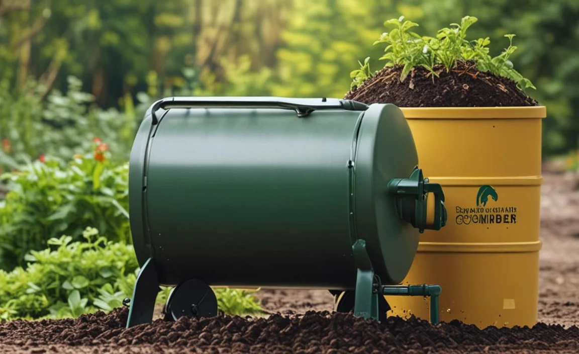 Q2: Can I put coffee grounds in my compost tumbler?