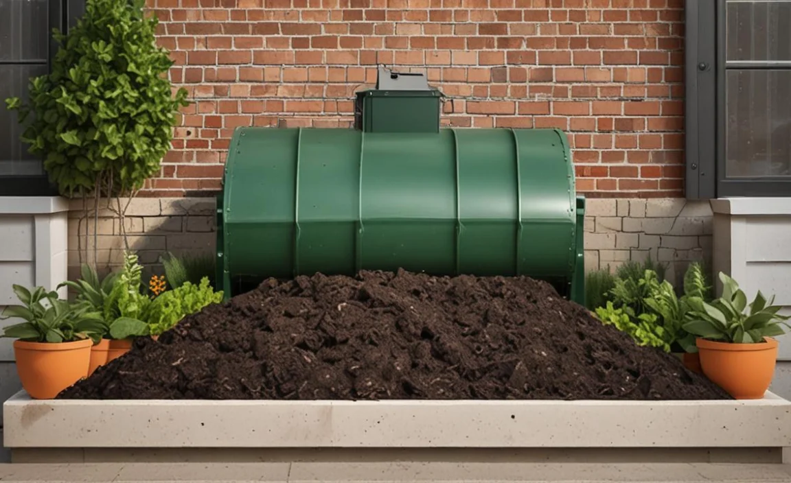 Q3: My compost tumbler smells like ammonia. What did I do wrong?