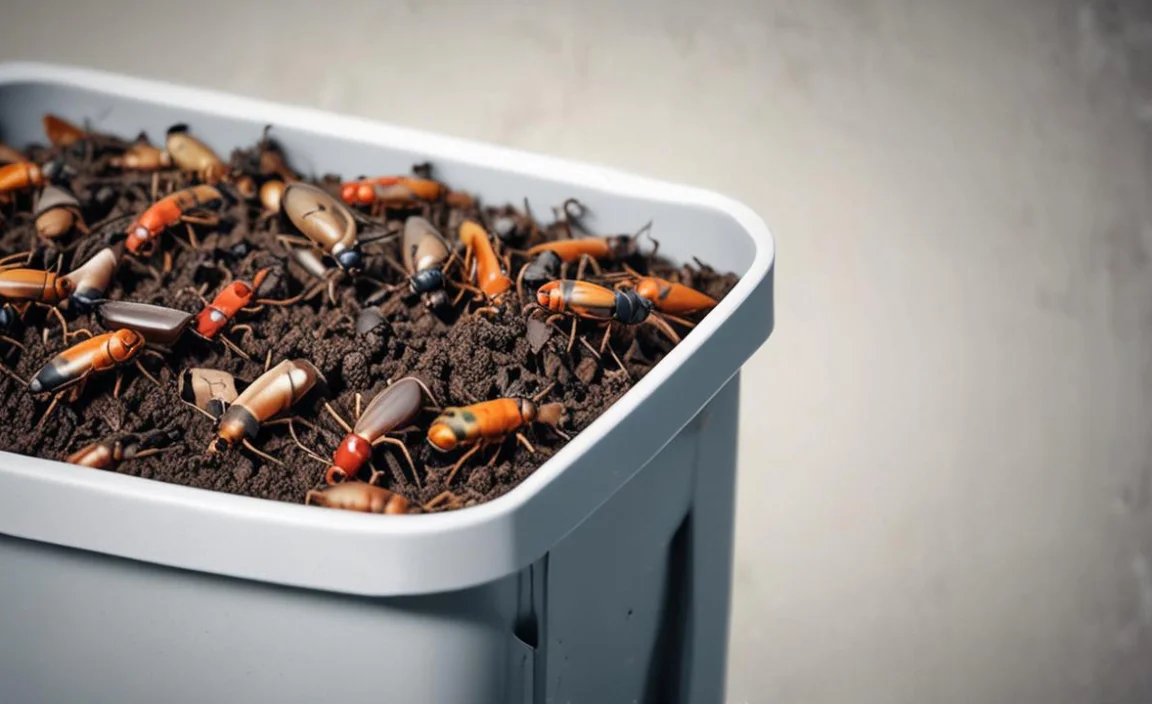 Q4: My compost bin has a lot of ants. What’s wrong?