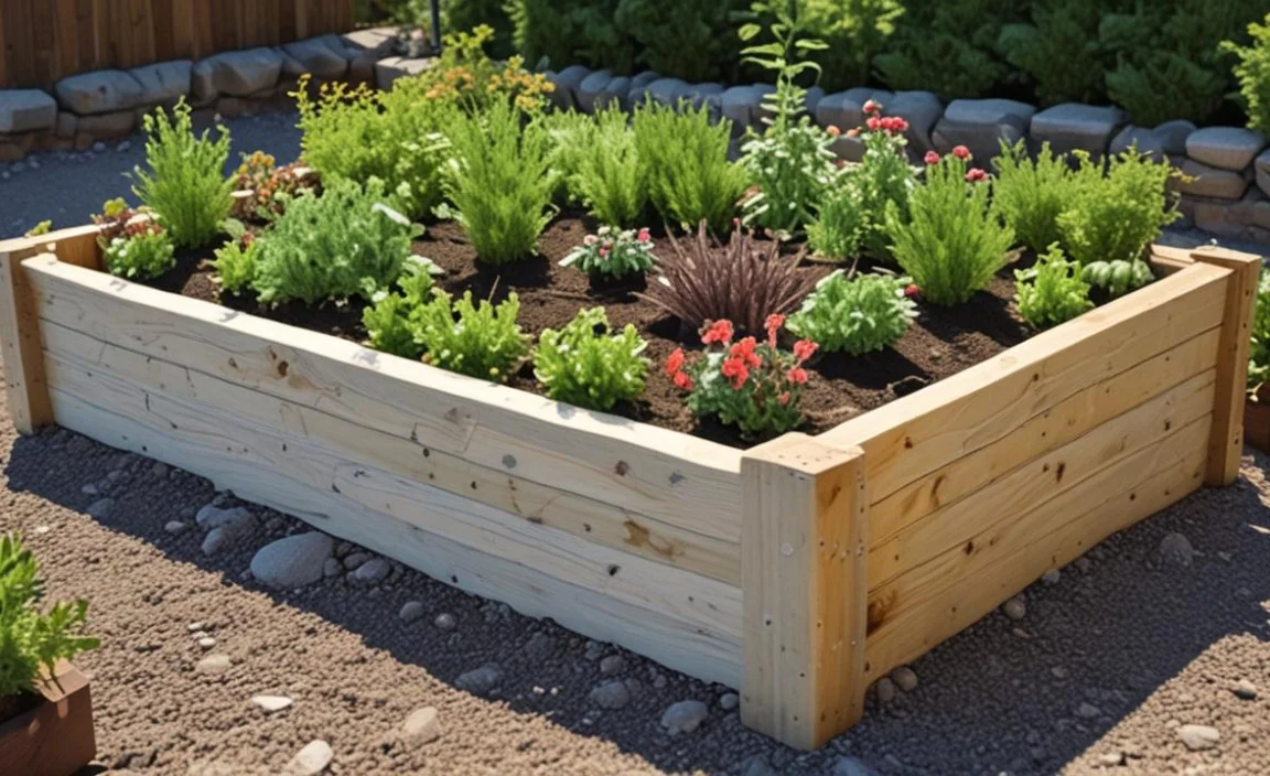 Raised Garden Beds With Built-In Seating