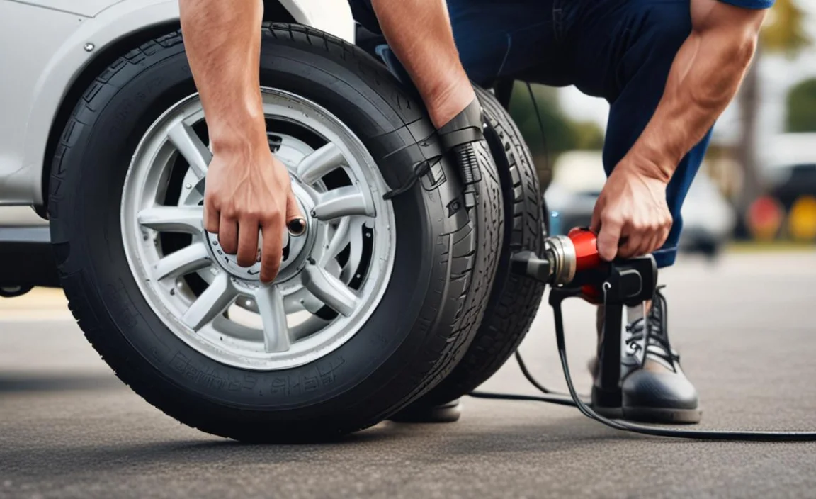 Repeat The Process For Each Tire
