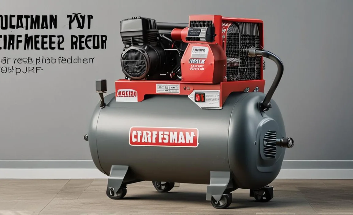 Safety Guidelines For Using The Craftsman Air Compressor 33 Gallon 6HP