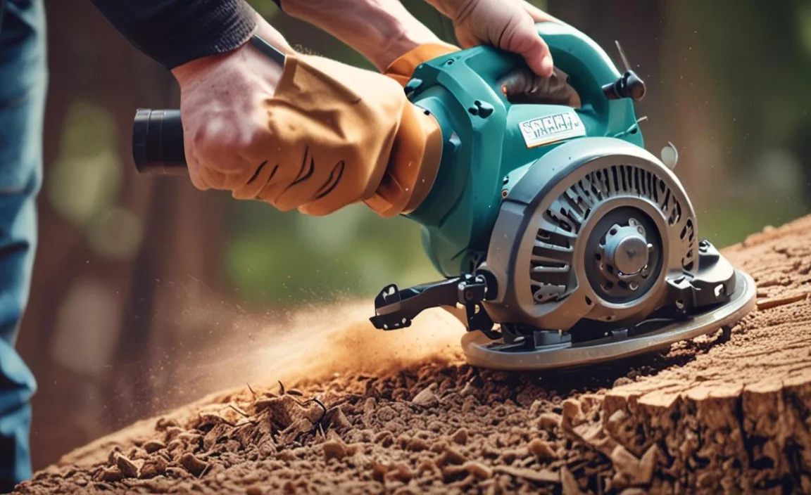 Safety Measures In Sharpening Stump Grinder Teeth