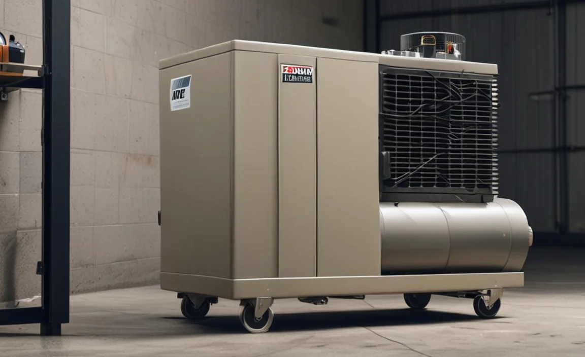 Safety Precautions When Operating The Rand 4000 5HP-Air Compressor