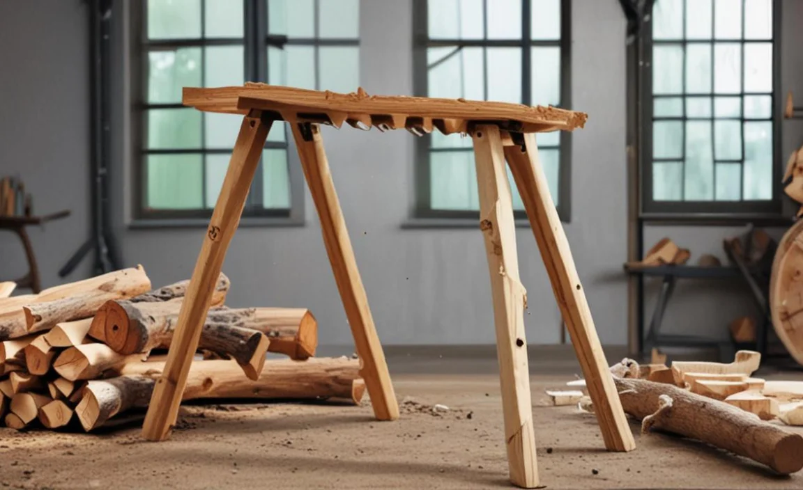 Safety Precautions When Using A Sawhorse For Cutting Logs