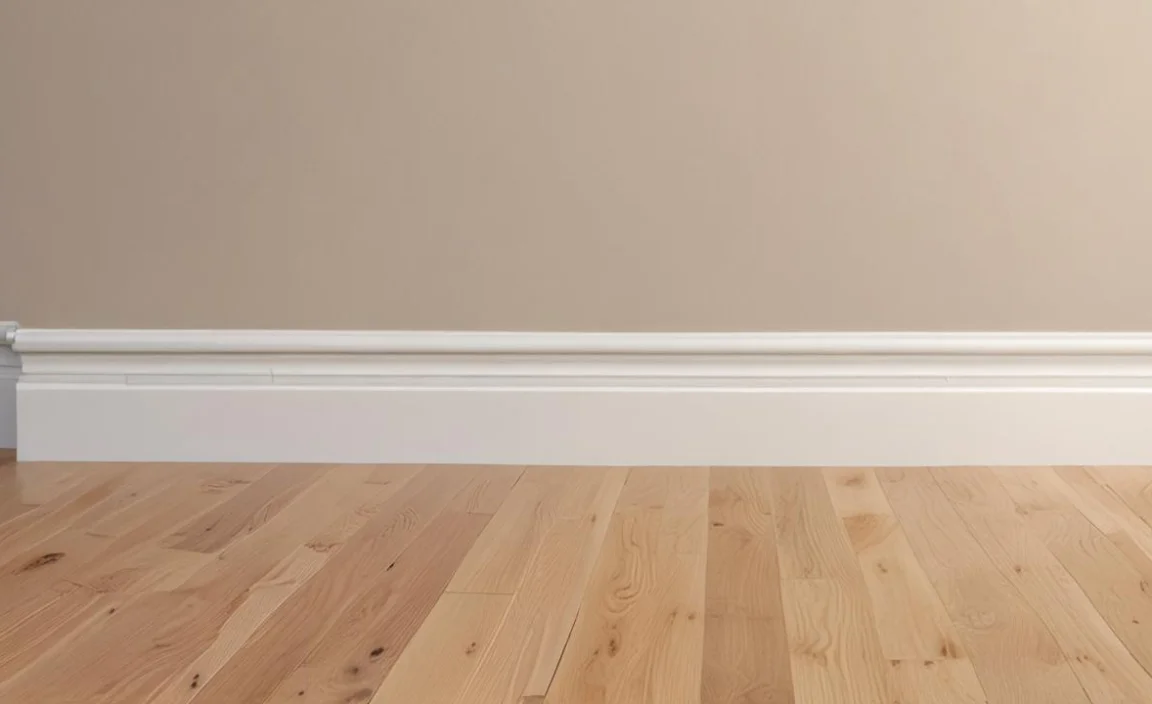 Sanding Down The Gap Between The Baseboard And Floor