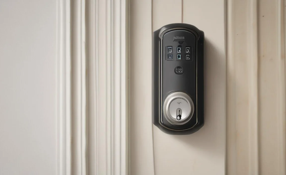SCHLAGE Connect Smart Deadbolt Lock with Touchscreen Keypad, Keyless Front Door Entry, Z-Wave Plus Compatible, Satin Nickel, BE469ZP CAM 619
