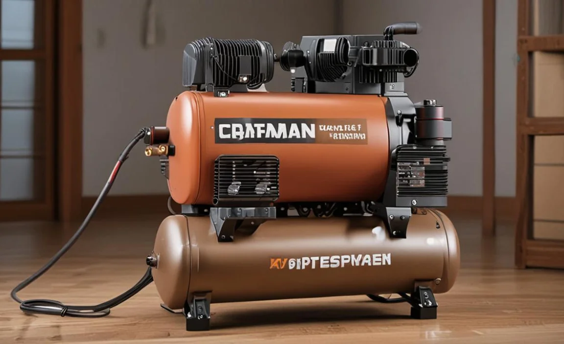 Setting Up And Installing The Air Compressor