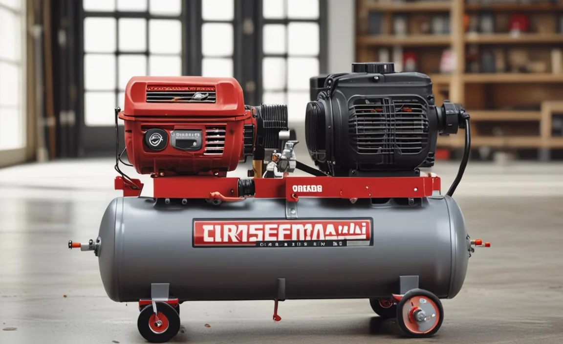 Setting Up And Operating The Air Compressor