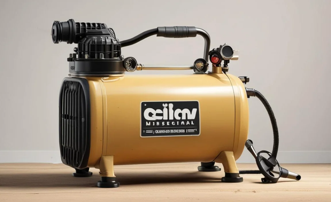 Setting Up The Air Compressor And Sandblasting Equipment