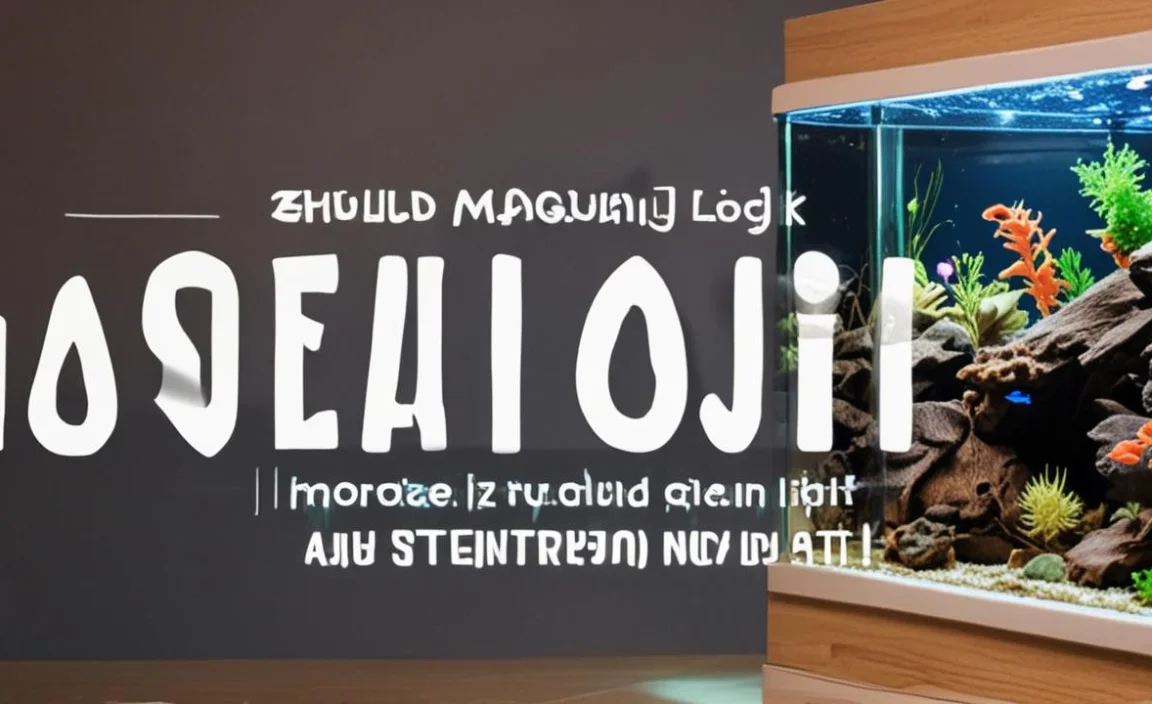 Should I Turn My Aquarium Light Off At Night? Find Out!