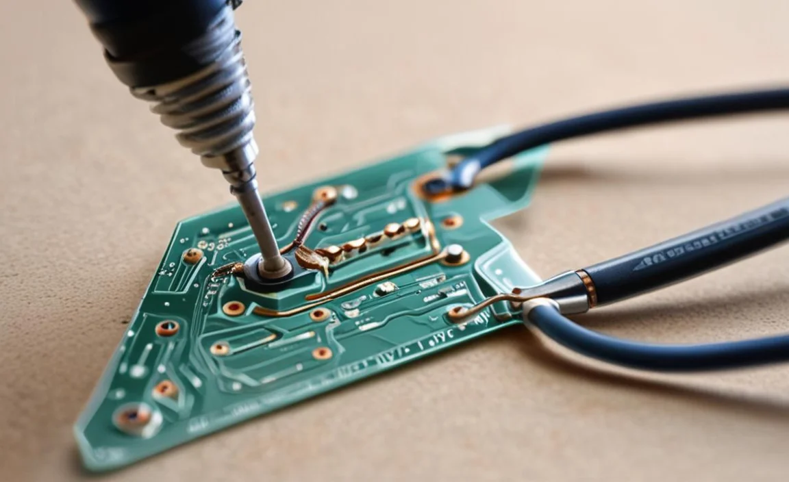 Soldering Circuit Boards Without A Clamp