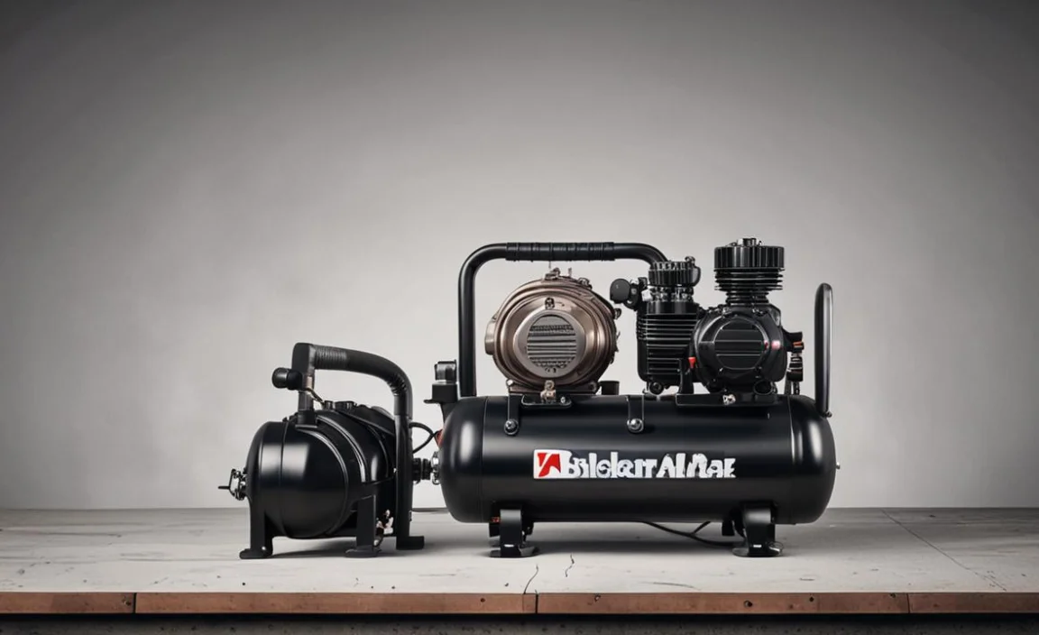Speedaire Portable Electric Air Compressor, 2.0 Hp