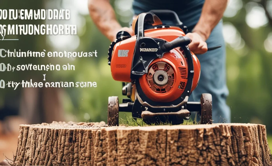 Step 1: Inspecting And Cleaning Stump Grinder Teeth
